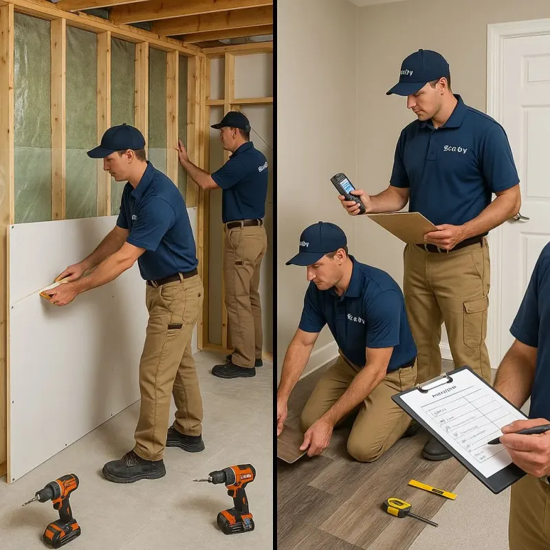 Repairs and Reconstruction process in Othello, WA